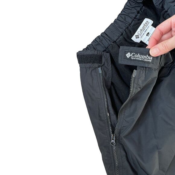 EUC Vintage Columbia Snow Pants Mens Size Large L Black Ski Pants - Picture 4 of 14